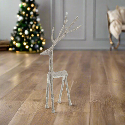 Silver Standing Stag Ornament: Small (Multi Buy: Save 5%)