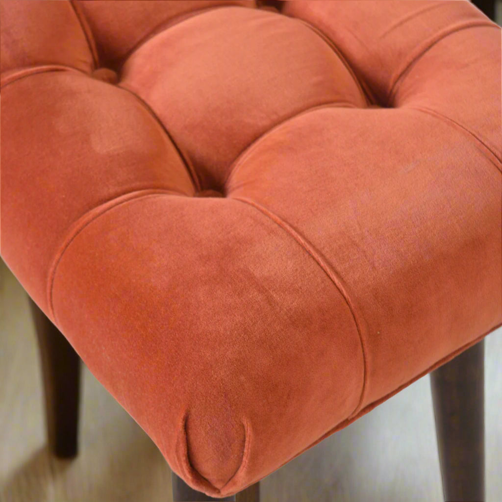 Close focus on stitched edge demonstrating quality finish
