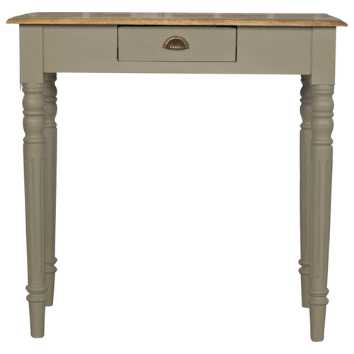 Animated GIF showcasing the Hand Painted Desk from all angles, providing a complete 360-degree view of its hand-painted design and vintage features.
