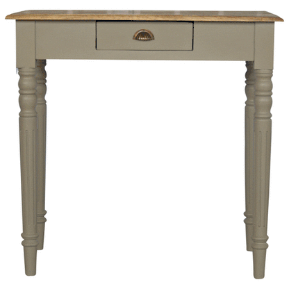 Animated GIF showcasing the Hand Painted Desk from all angles, providing a complete 360-degree view of its hand-painted design and vintage features.