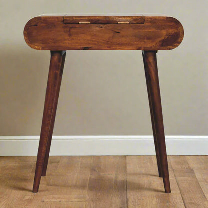 Back view showing clean finish and rear panel

