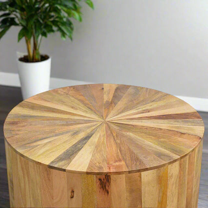 Round Wooden Coffee Table