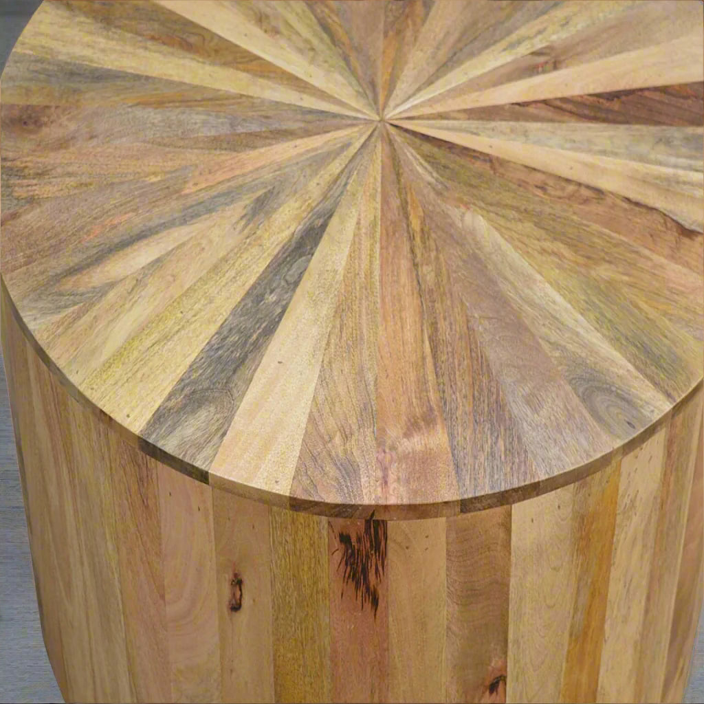 Round Wooden Coffee Table