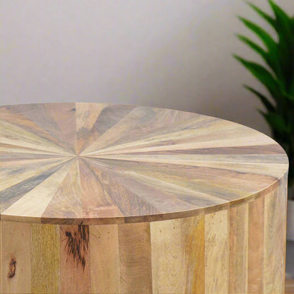 Round Wooden Coffee Table