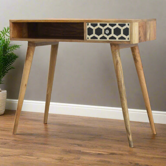 Honeycomb Bone Inlay Desk