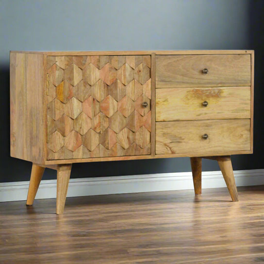 Pineapple Carved Sideboard