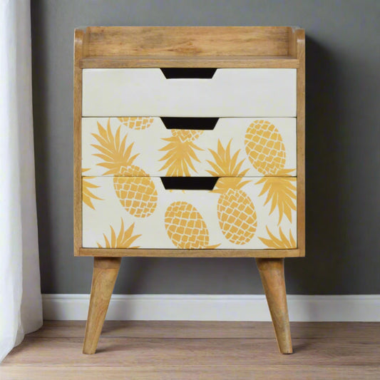Pineapple Screen Printed Small Drawer Set