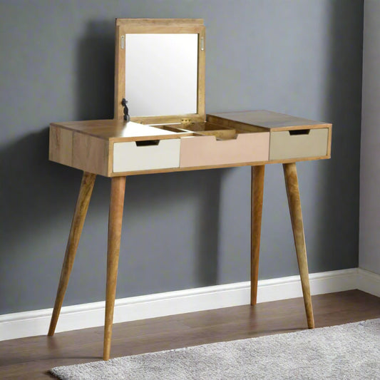 Pink Gradient Dressing Table