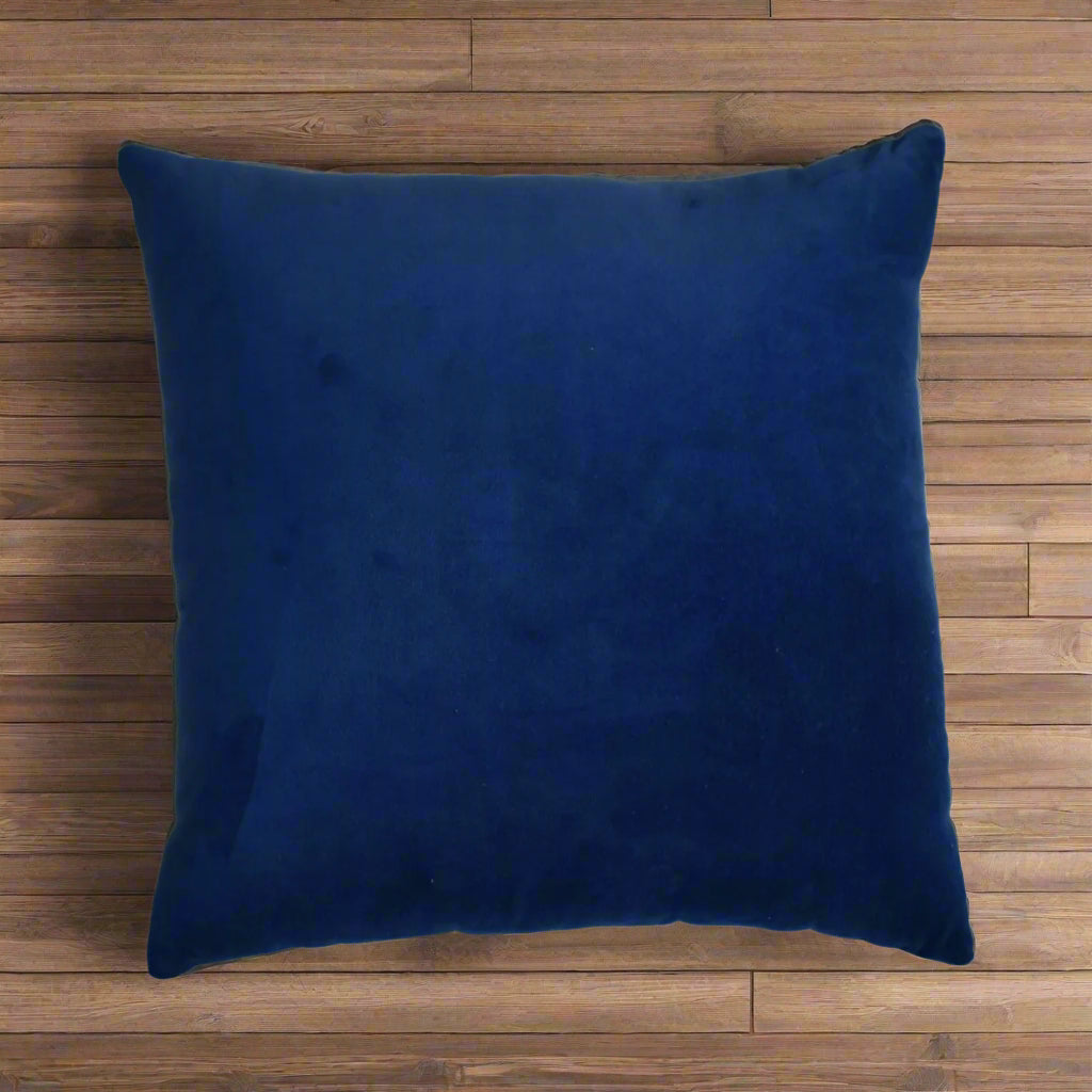 Top-down view of one Quinn cushion showing the underside without button detail.